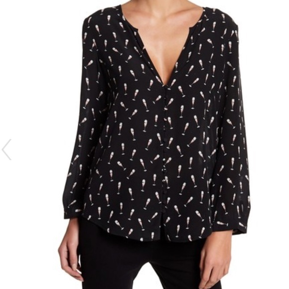 Joie Tops - NWTs Joie Champagne Flute Blouse
